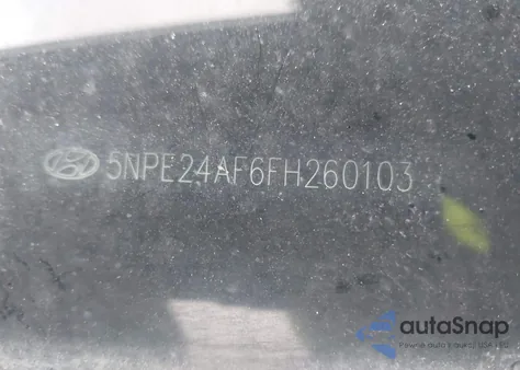 2015 Hyundai Sonata Se z USA, uszkodzony, nr VIN 5NPE24AF6FH260103